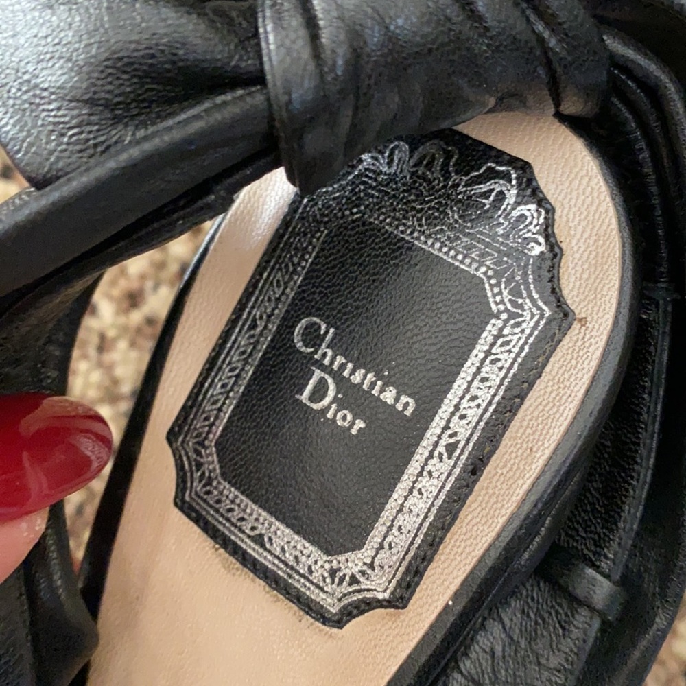 Christian Dior shoes platform sling back - Picture 11 of 13